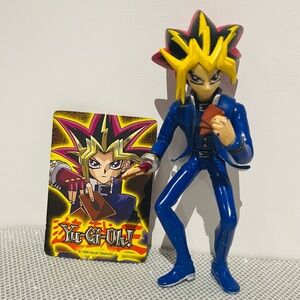 Yu-Gi-Oh figure 1996 and card